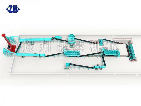 双圆盘造粒有机肥生产线